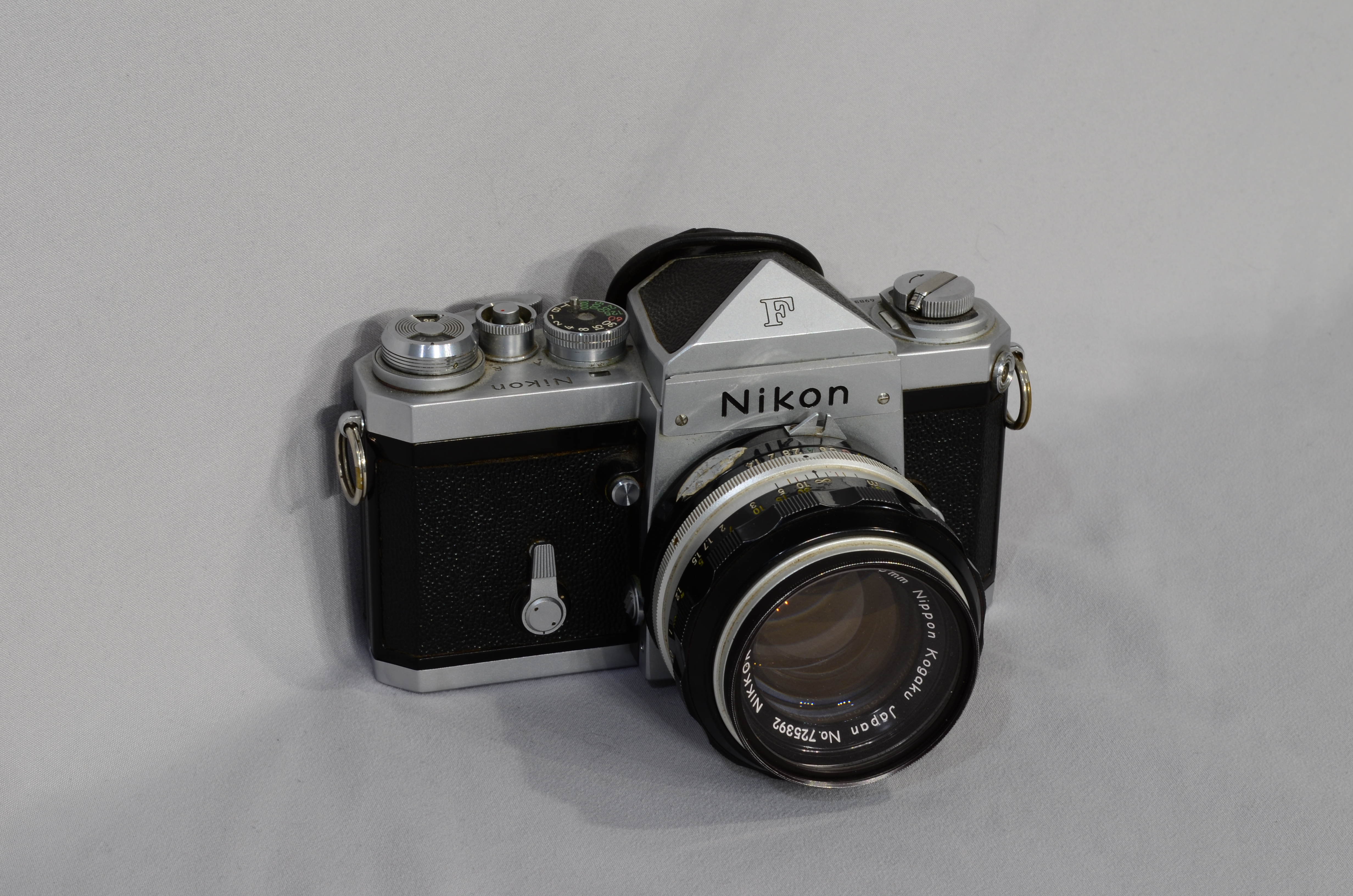 Picture of a Nikon F film camera